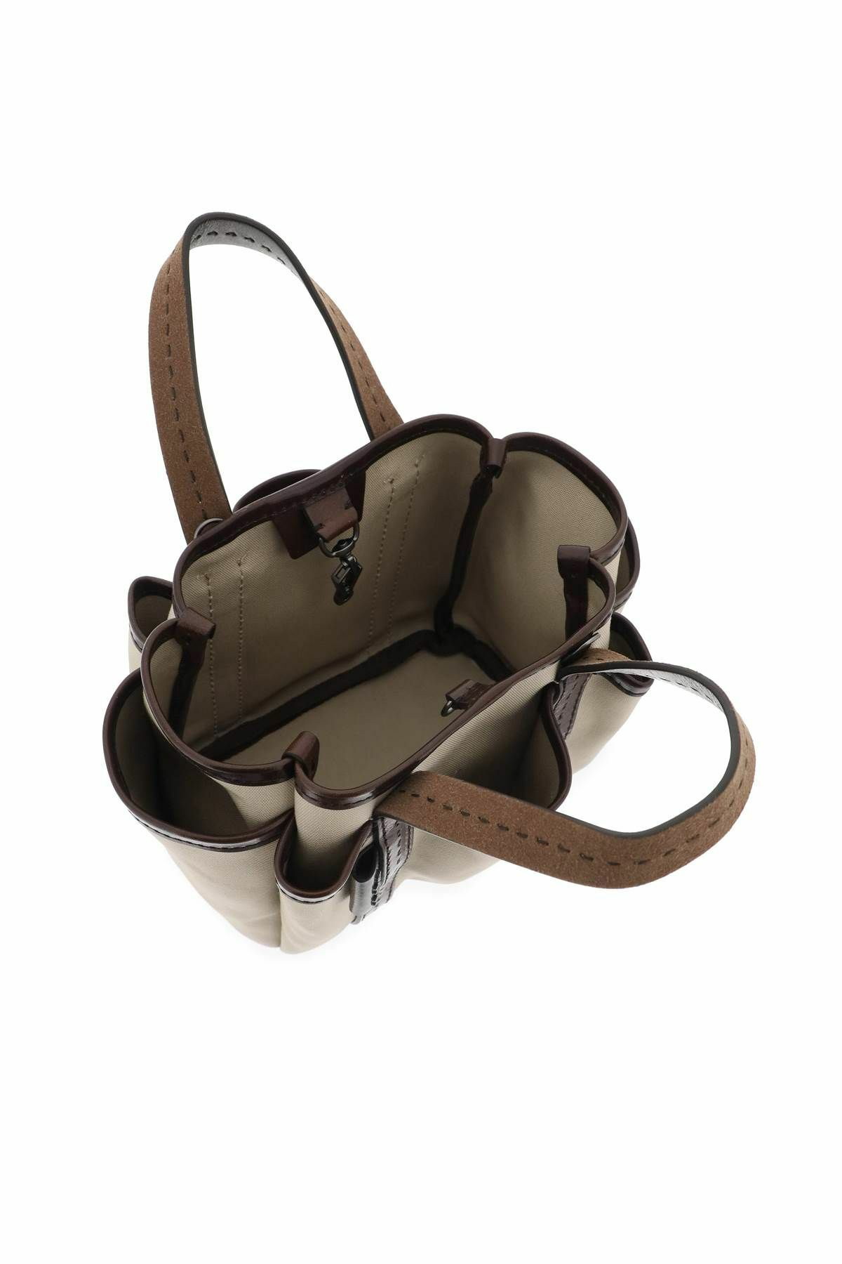 MAX MARA mini garden tote bag Brown Max Mara
