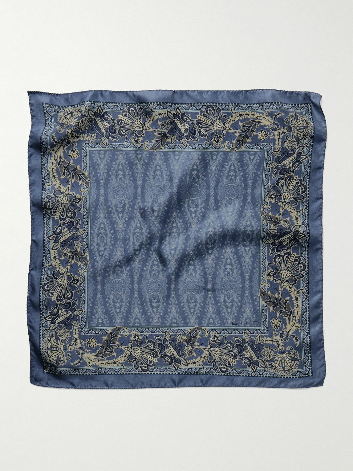 Etro - Printed Silk-Twill Pocket Square