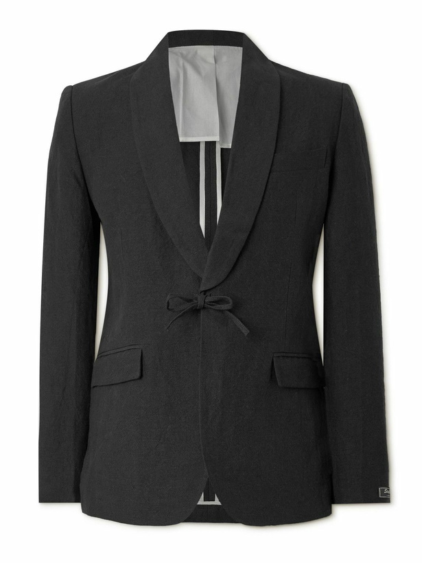 Photo: A Kind Of Guise - Shinji Linen Suit Jacket - Black