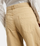 Nili Lotan Tribeca cotton twill barrel-leg pants