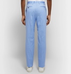 Richard James - Hyde Slim-Fit Cotton-Blend Twill Suit Trousers - Blue