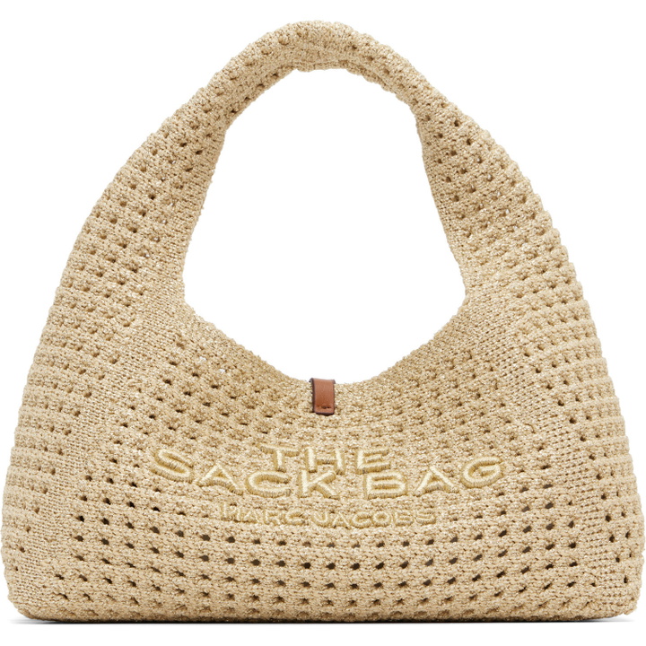 Photo: Marc Jacobs Beige 'The Crochet Mini Sack' Tote