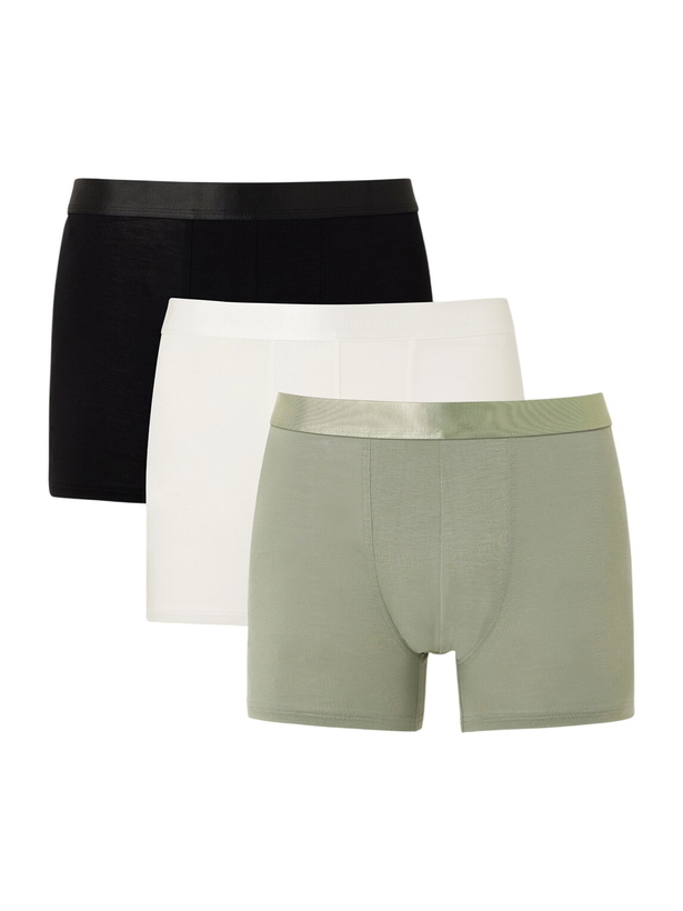 Photo: CDLP - Three-Pack Stretch-Lyocell Boxer Briefs - Multi