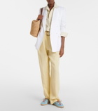 Polo Ralph Lauren Belted linen straight pants