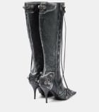 Balenciaga Cagole 90 leather knee-high boots