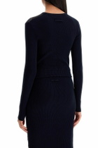 JEAN PAUL GAULTIER "striped mesh sailor shirt Blue
