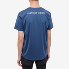 District Vision Men's Air Wear T-Shirt in Blue