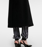 The Attico Scarf-detail wool and cashmere coat