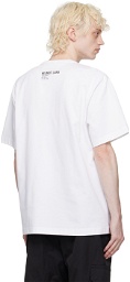 Helmut Lang White Crumple T-Shirt