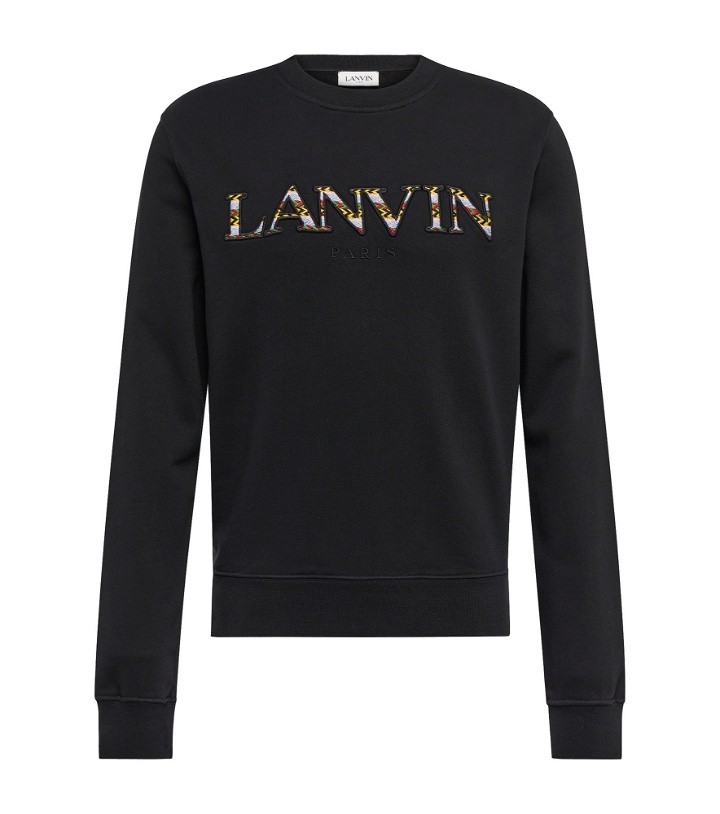 Photo: Lanvin - Embroidered cotton sweatshirt