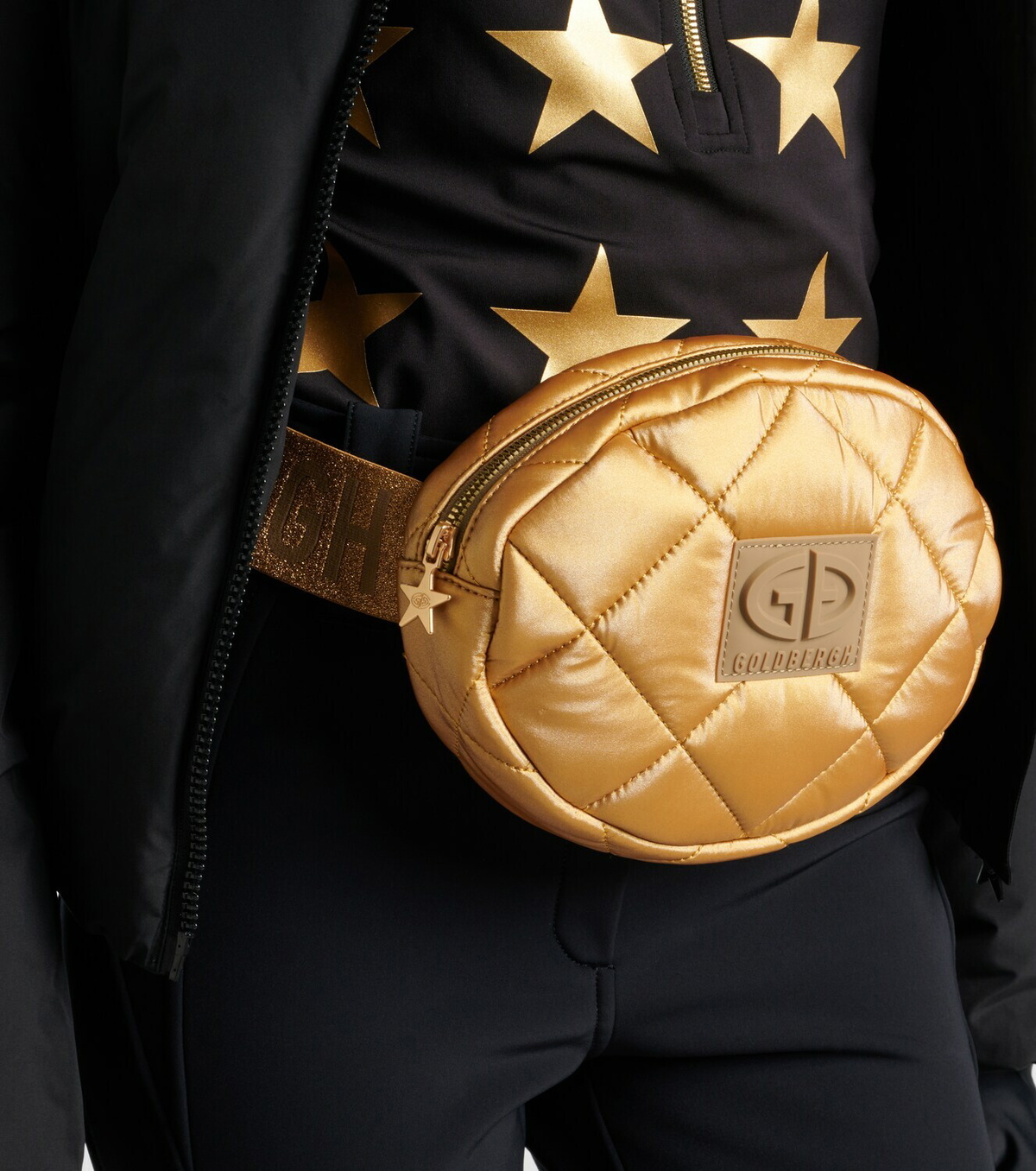 Goldbergh French Small quilted belt bag