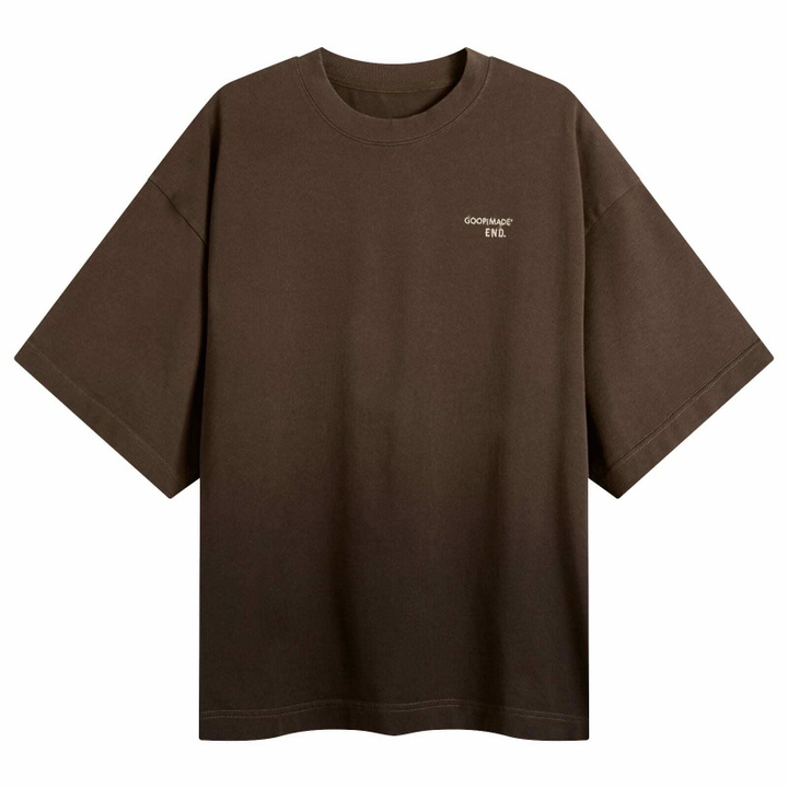 Photo: END. x GOOPiMADE Men's Sage T-Shirt in Washed Brown