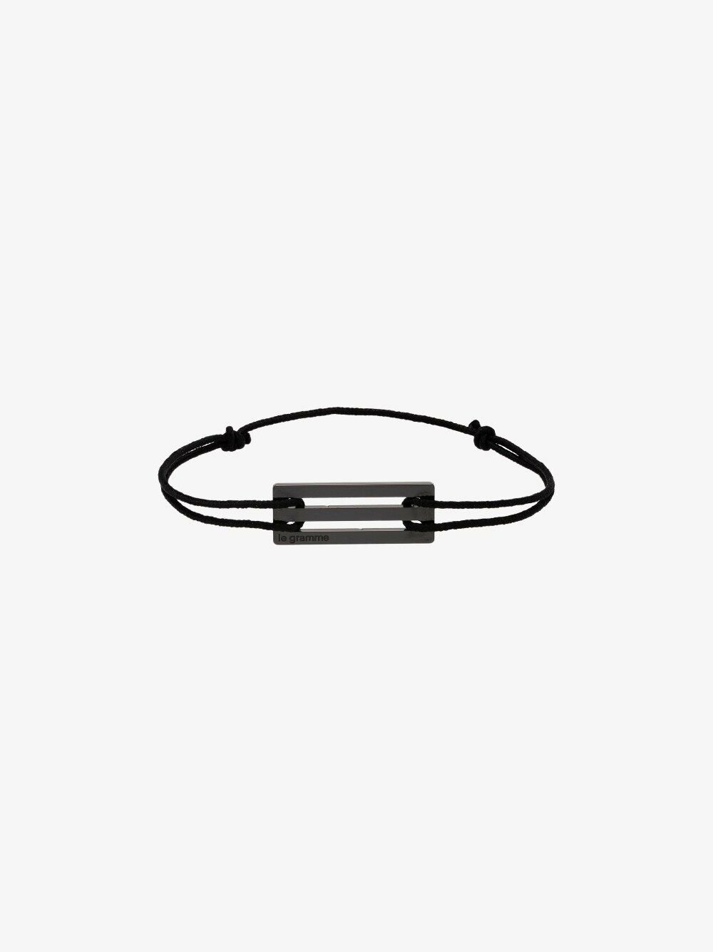 Le Gramme Ceramic Cord Bracelet