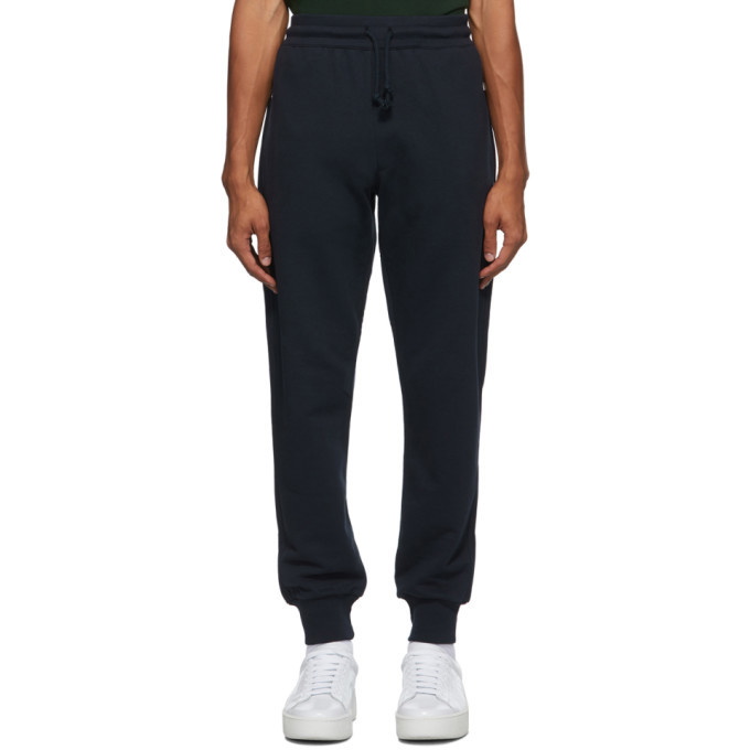 Photo: Dries Van Noten Navy Zip Pockets Lounge Pants