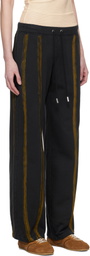 Eckhaus Latta Black 'El Sweatpant' Lounge Pants
