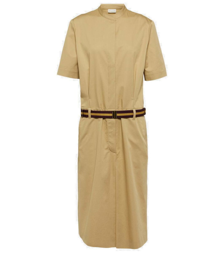 Photo: Dries Van Noten Cotton gabardine midi dress