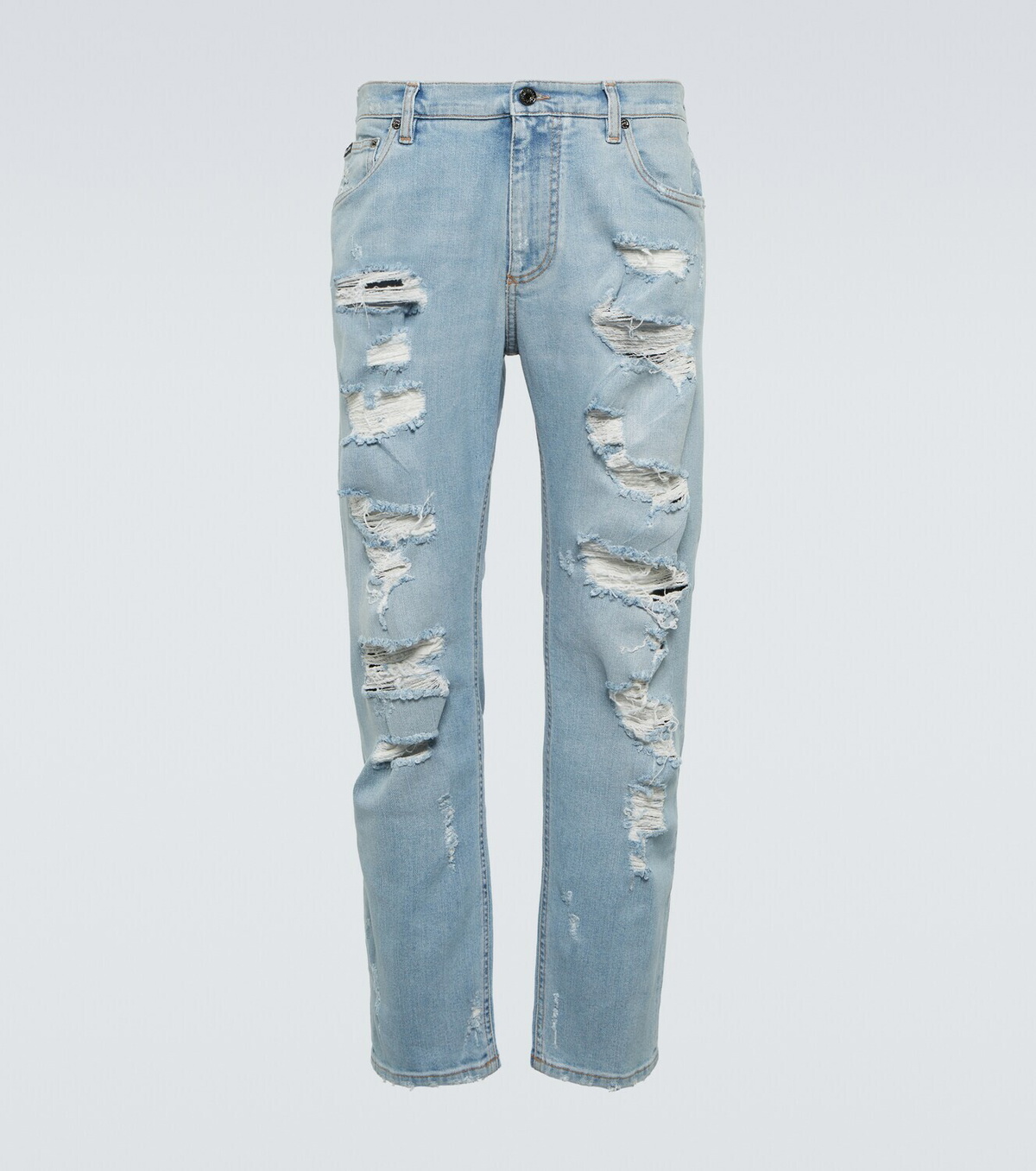 Dolce&Gabbana - Distressed Slim Jeans Dolce & Gabbana