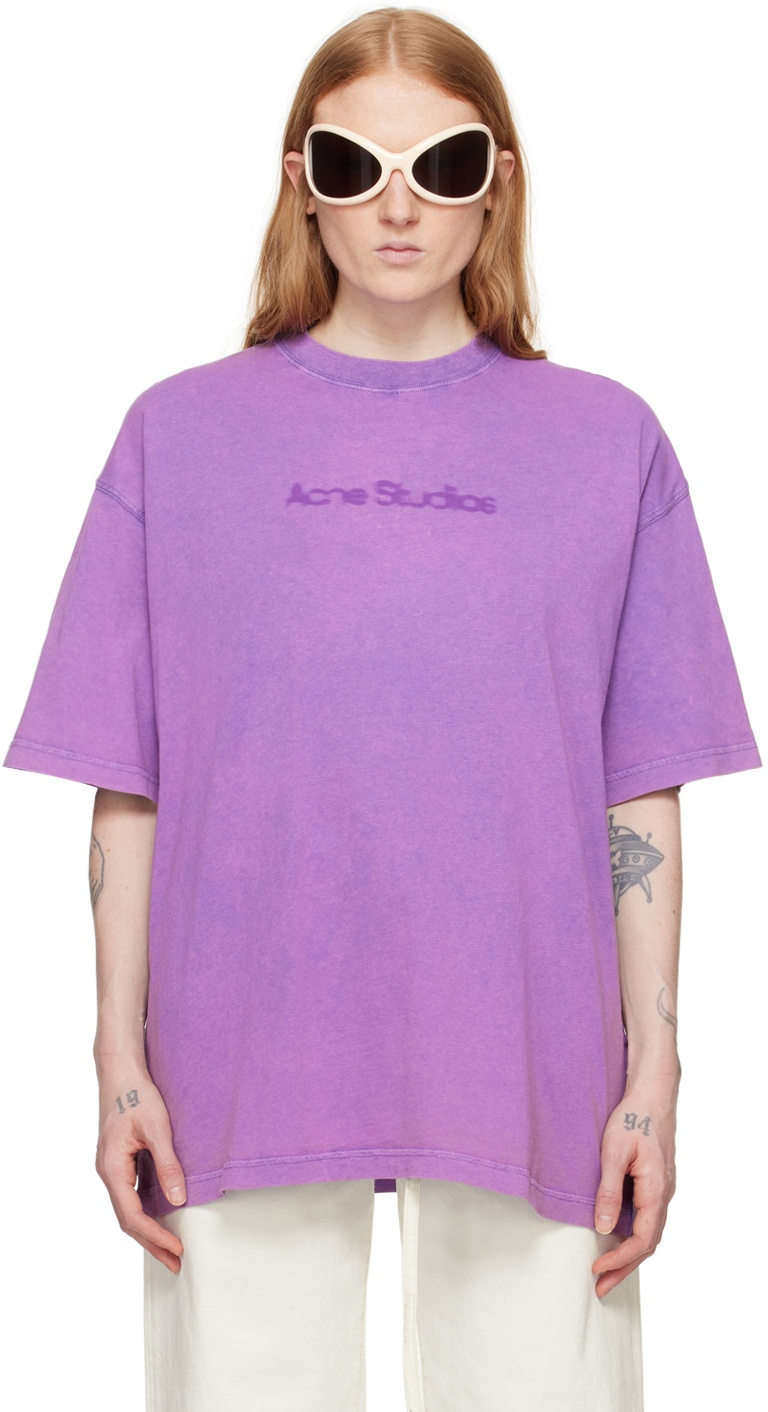 Photo: Acne Studios Purple Faded T-Shirt