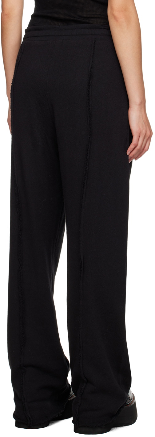 R13 Black Inverted Sweatpants