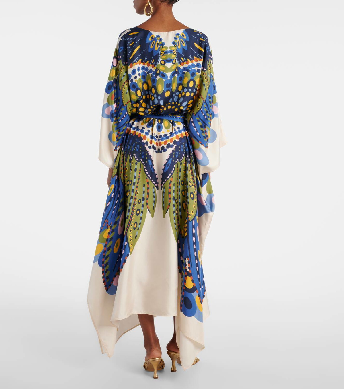 chinese dress ladies San Carlo Dress in Derby Silk Twill