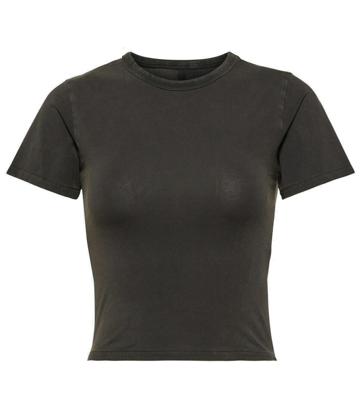 Photo: Entire Studios Cropped cotton jersey top