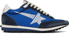 Golden Goose Blue Marathon Sneakers