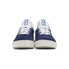 Kenzo Blue Suede K-City Sneakers