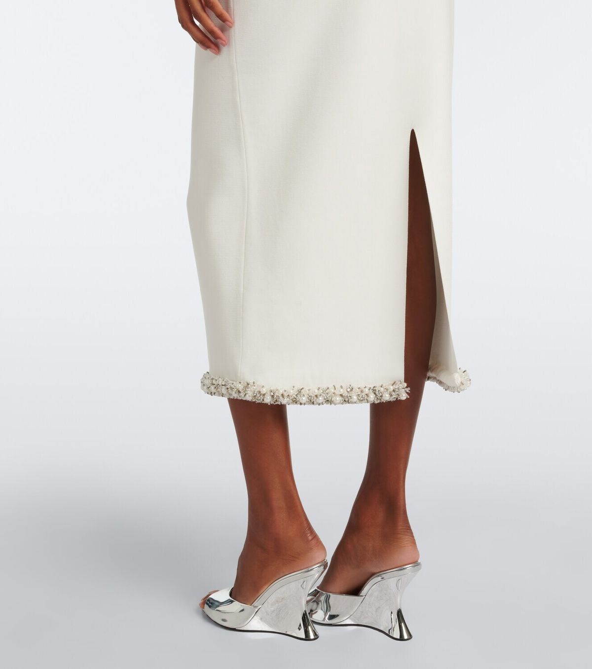 Simkhai Idina embellished midi skirt