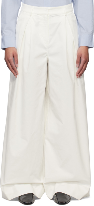 Photo: The Garment White Avelino Trousers
