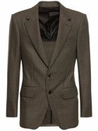 TOM FORD - Atticus Wool Houndstooth Jacket