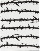 Undercoverism Black Barbed Wire Scarf