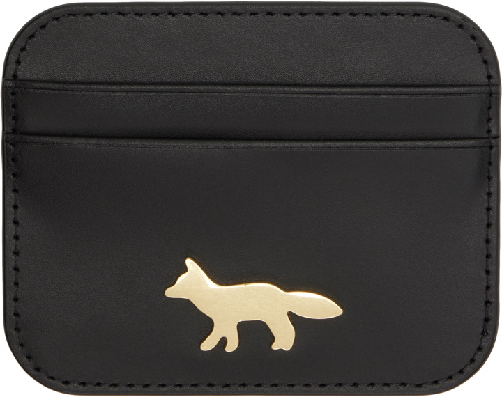 Photo: Maison Kitsuné Black Edie Card Holder