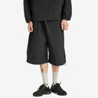 Sage Nation Men's Factor Nylon Shorts in Black Check