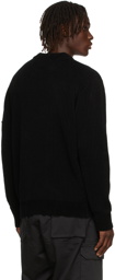 Stone Island Black Chenille Sweater