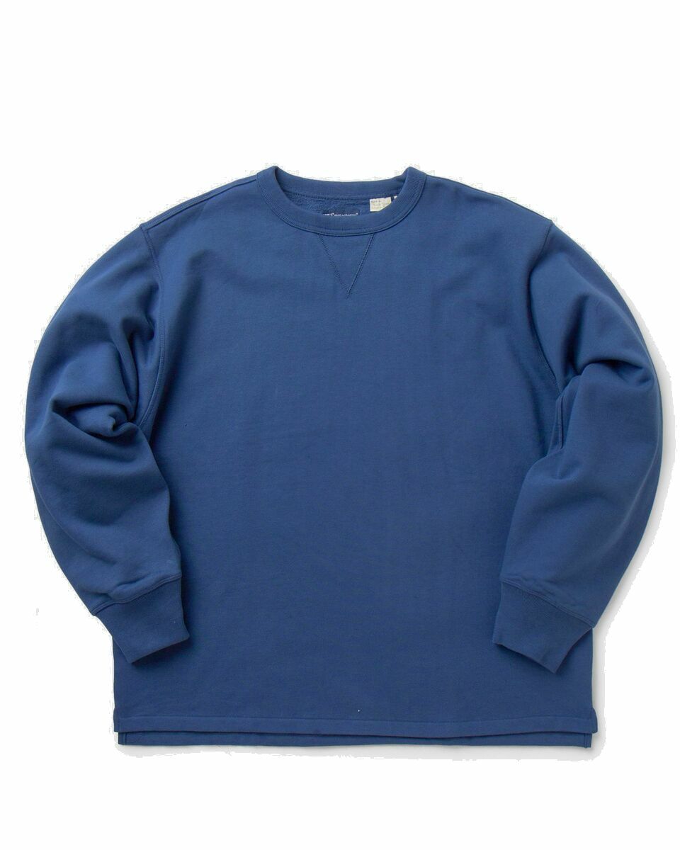 Photo: Levis Levi's Made & Crafted Crewneck Sweatshirt Blue - Mens - Sweatshirts