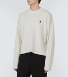 Ami Paris Ami de Cœur cotton-blend sweater