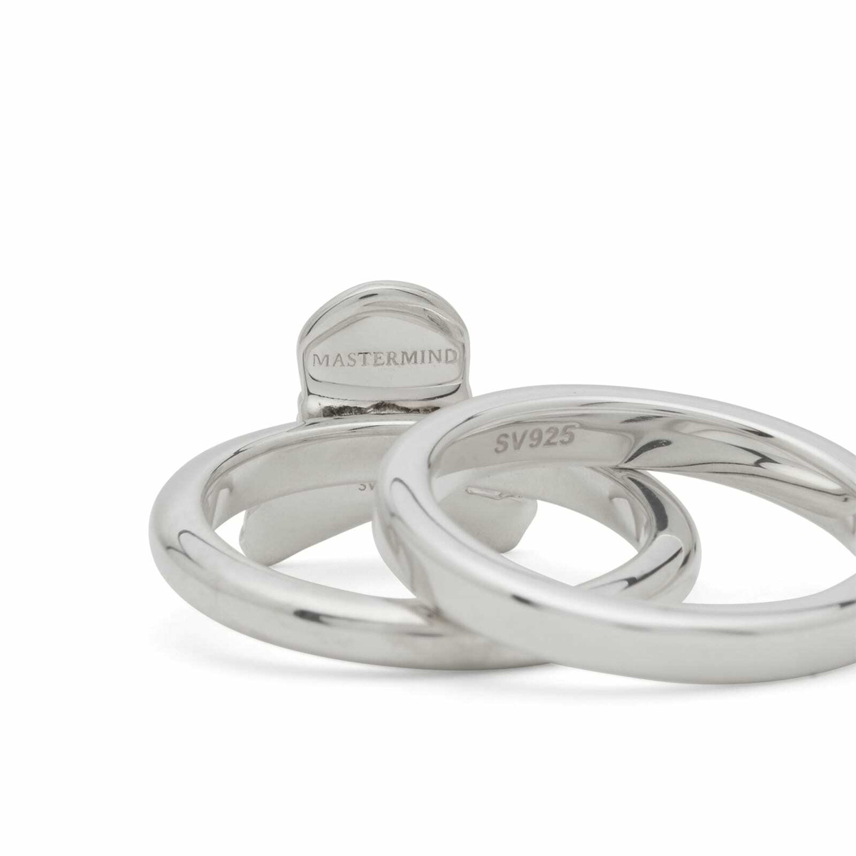 MASTERMIND WORLD Men's Skull Ring in Silver