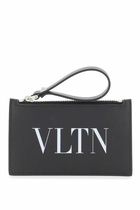 VALENTINO GARAVANI leather vltn cardholder Black