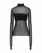 Quira Womens Turtleneck in Black