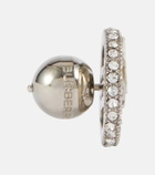 Burberry - TB Monogram embellished earrings