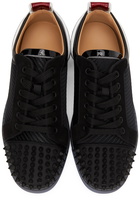 Christian Louboutin Black Fun Louis Junior Spikes Sneakers