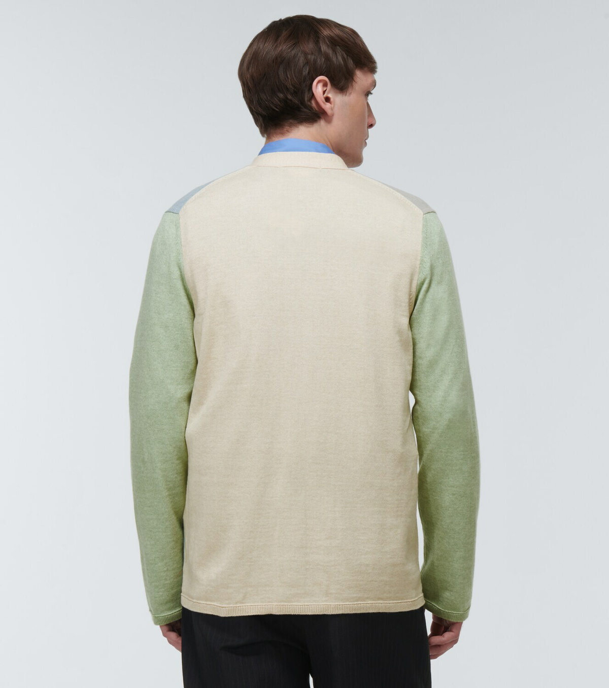 Comme des Garçons Homme Deux Cotton and cashmere cardigan
