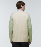 Comme des Garçons Homme Deux Cotton and cashmere cardigan