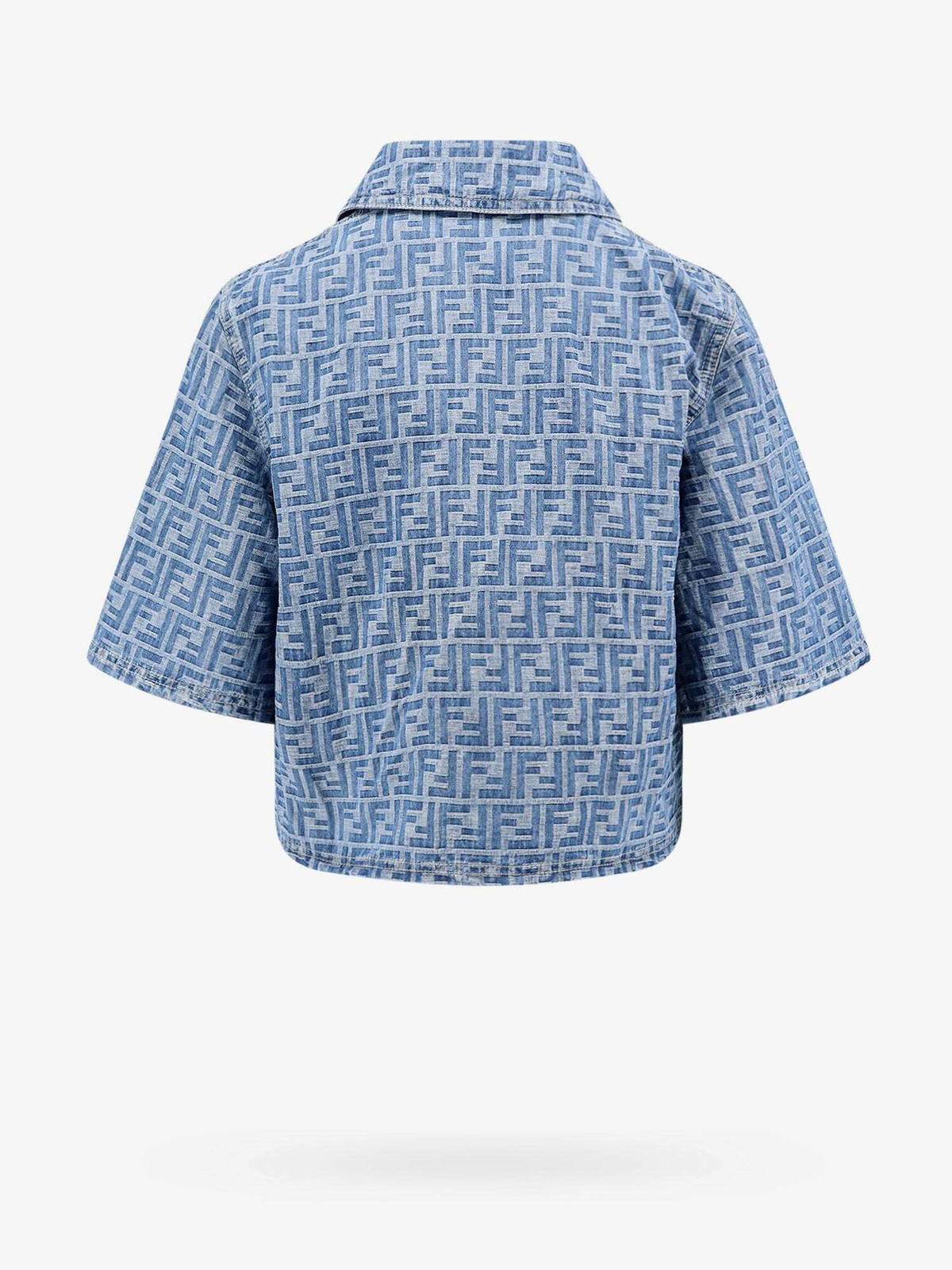 Tシャツ・カットソー FENDI Women Tops FS8105 AM3Z F1M2F Blue Fendi Shirt Blue Womens Fendi