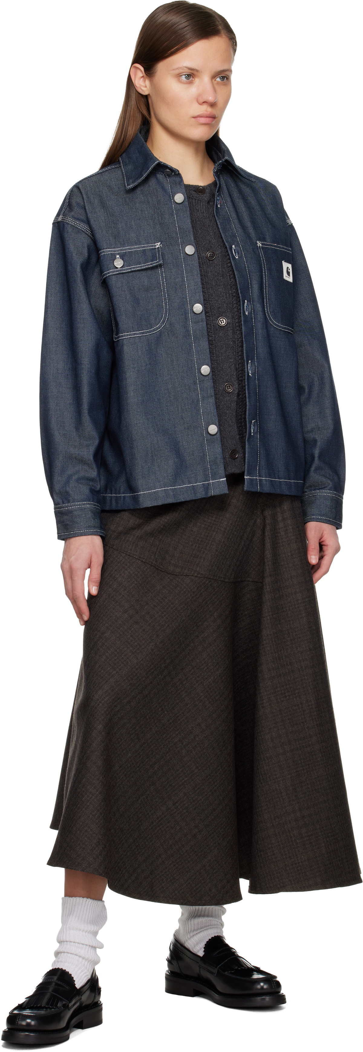 Carhartt Work In Progress Blue Louis Denim Jacket