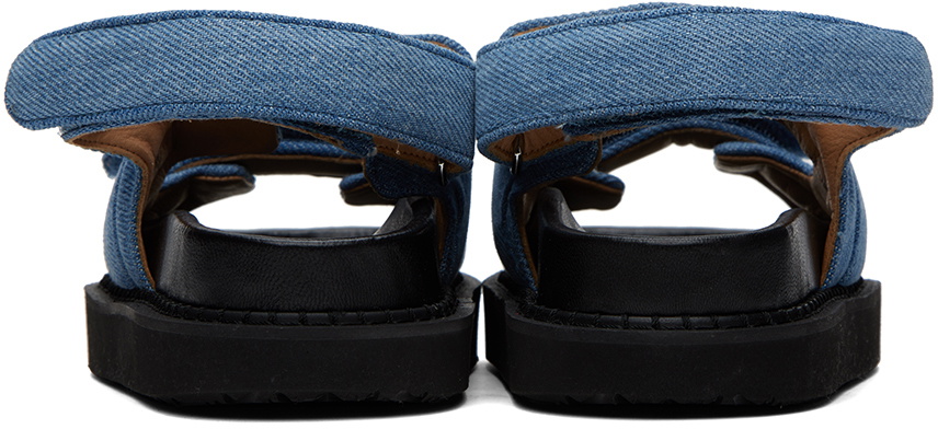 サンダル・ミュール ISABEL MARANT Women Sandals SD0118FAB2B11S30OB BLUE SchaferandweinerShops GQ - 'Jools' leather sandals Isabel