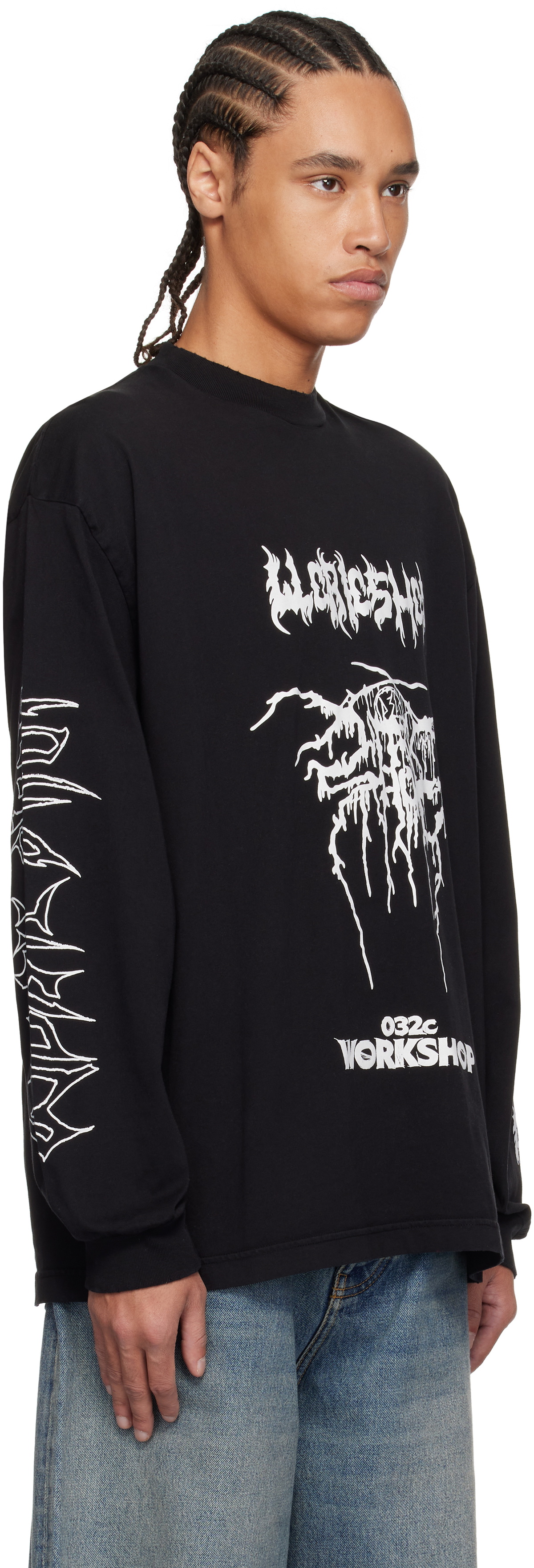 032c Black Armour Longsleeve T-shirt