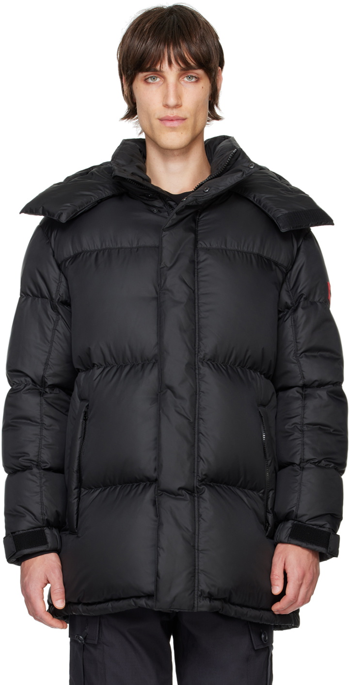 Hugo Black Water Repellent Down Jacket Hugo Boss