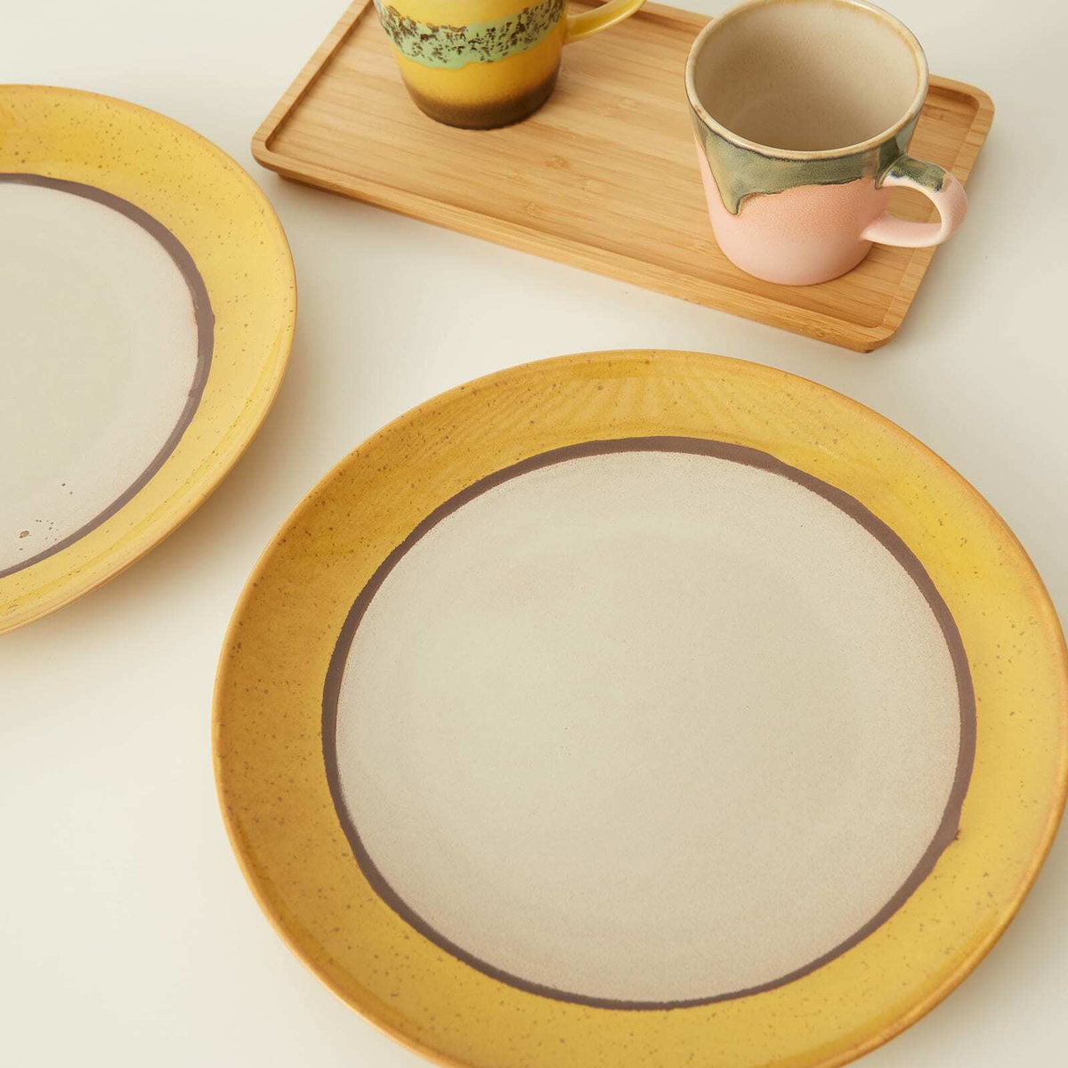 HKLiving Dinner Plates - Set of 2 in Coconut 