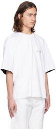 Le PÈRE White Double Sleeve T-Shirt